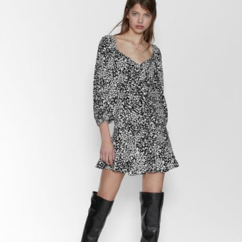 ✨ Ruffle Floral Print Dress✨